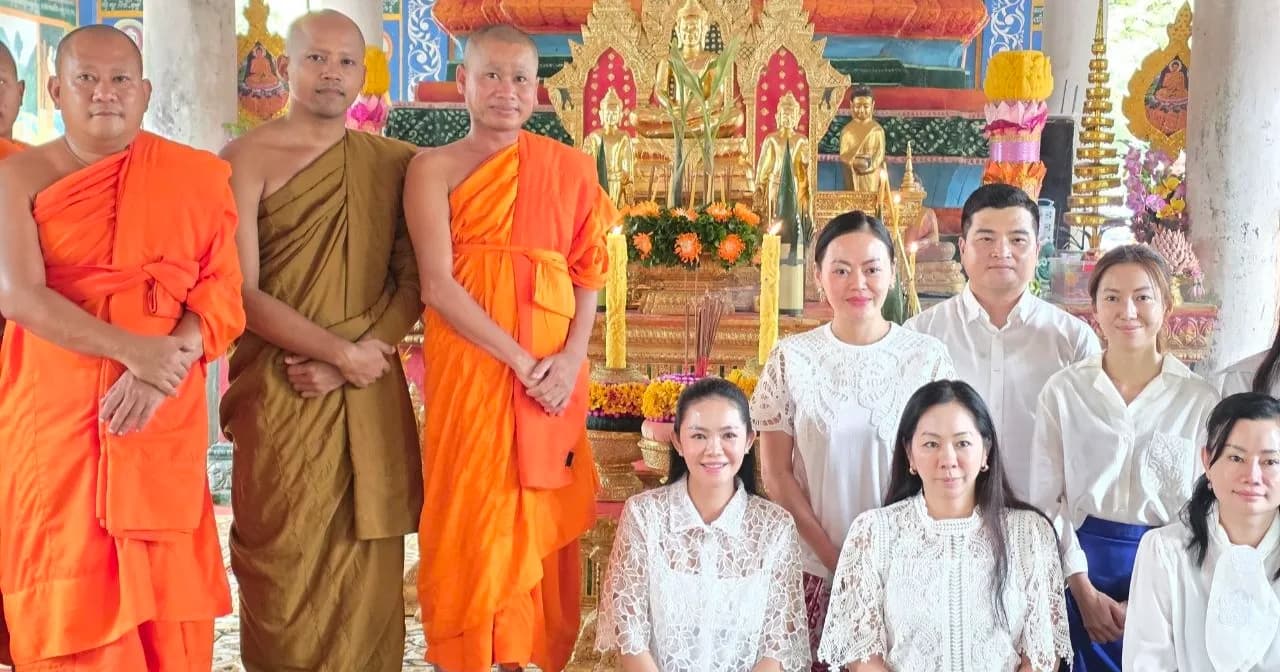 លោកជំទាវ ហ៊ុន ម៉ាលី អញ្ជើញនាំយកទៀនព្រះវស្សា បច្ច័យ និងសម្ភារឧបភោគបរិភោគ ប្រគេនព្រះសង្ឃ ៥វត្ត នៅស្រុកកោះអណ្ដែត