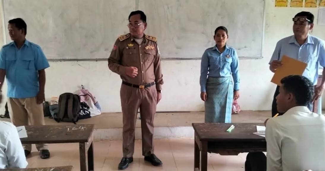 អភិបាលស្រុកថ្មពួក អញ្ជើញបើកវិញ្ញាសាប្រឡងសាកល្បងសញ្ញាបត្រមធ្យមសិក្សាទុតិយភូមិ (បាក់ឌុប) នៅវិទ្យាល័យថ្មពួក