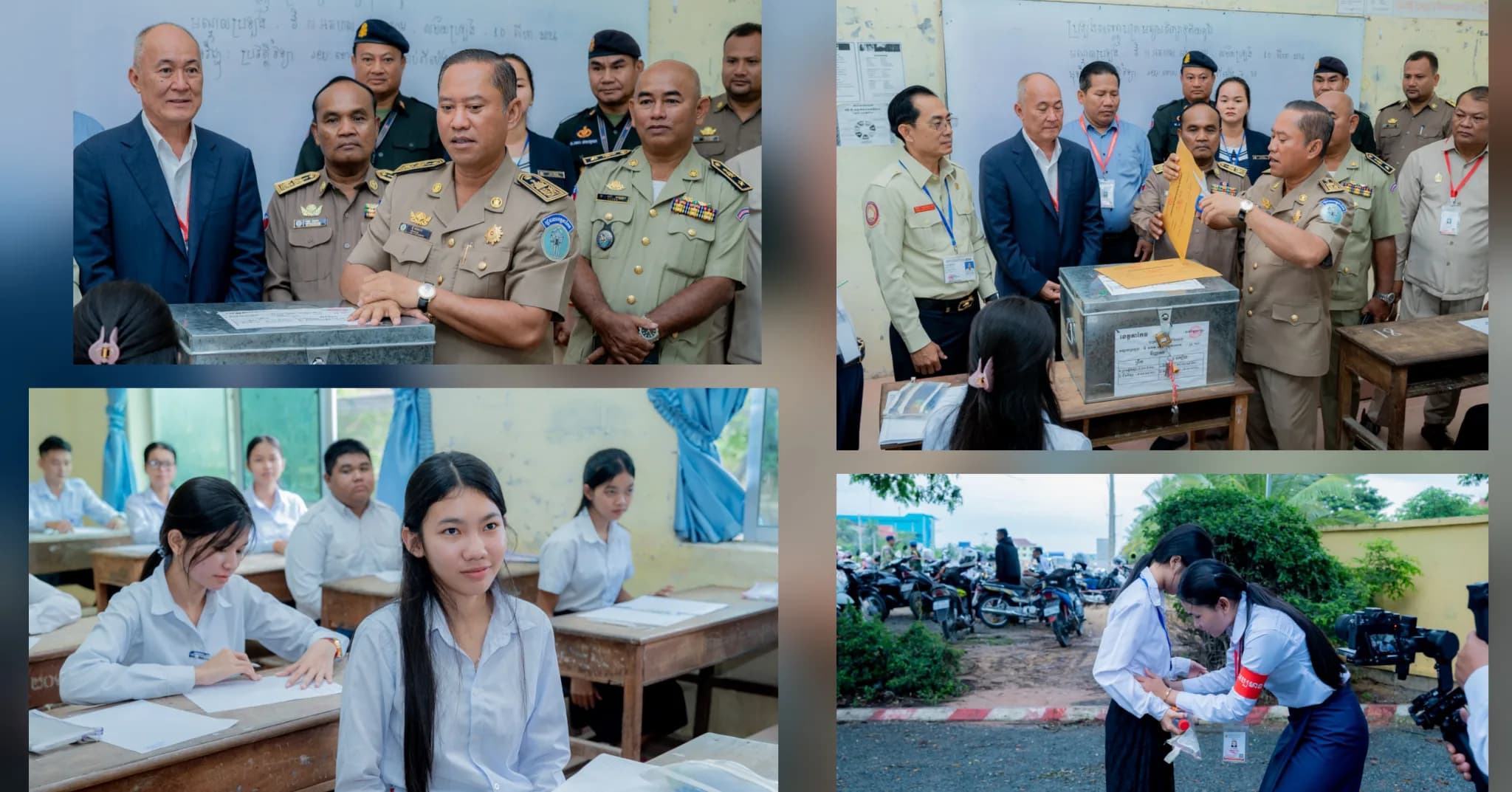 អភិបាលខេត្តតាកែវ ក្រើនរំឭកបេក្ខជនប្រឡងបាក់ឌុបឱ្យប្រឹងប្រែងអស់ពីសមត្ថភាព និងគោរពវិន័យឱ្យបានខ្ជាប់ខ្ជួន ក្រោមគោលការណ៍ «អ្នកចេះគឺជាប់»