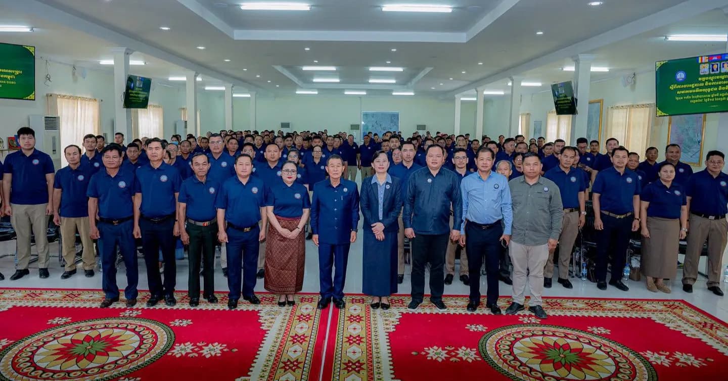 ឯកឧត្តម ឈៀ ស៊ីដារ៉ា អញ្ជើញបើកវគ្គបណ្តុះបណ្តាលស្តីពីការងាររដ្ឋបាល និង ការងារបេឡាមរណ សង្គ្រោះ ជូន អ.ន.ក.ខេត្តតាកែវ